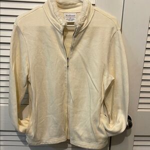 Westbound Off-White Fleece-Lined Jacket
